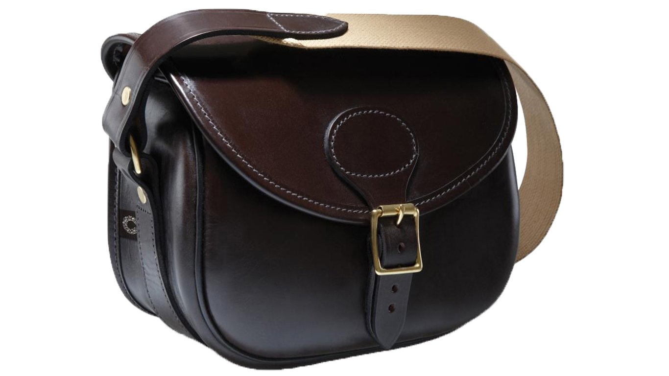 Croots Malton Bridle Leather Cartridge Bag